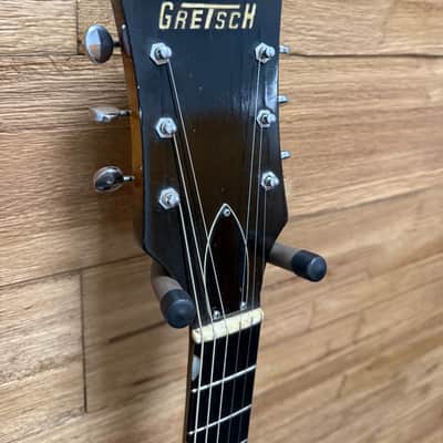 Gretsch 6124 Single Anniversary Hollow Body Guitar 1961 - Shaded Golden Sunburst w/non orig hard case image 7