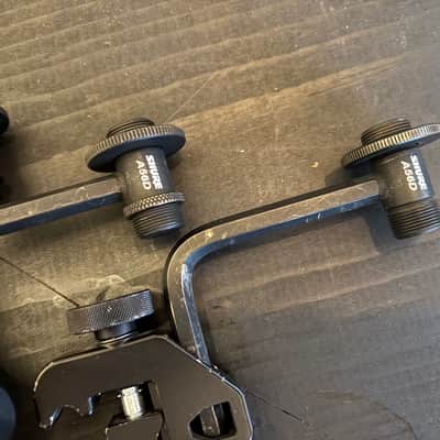 4x Shure A56D Universal Drum Mic Mount Clamp - Black - SET OF 4 image 3
