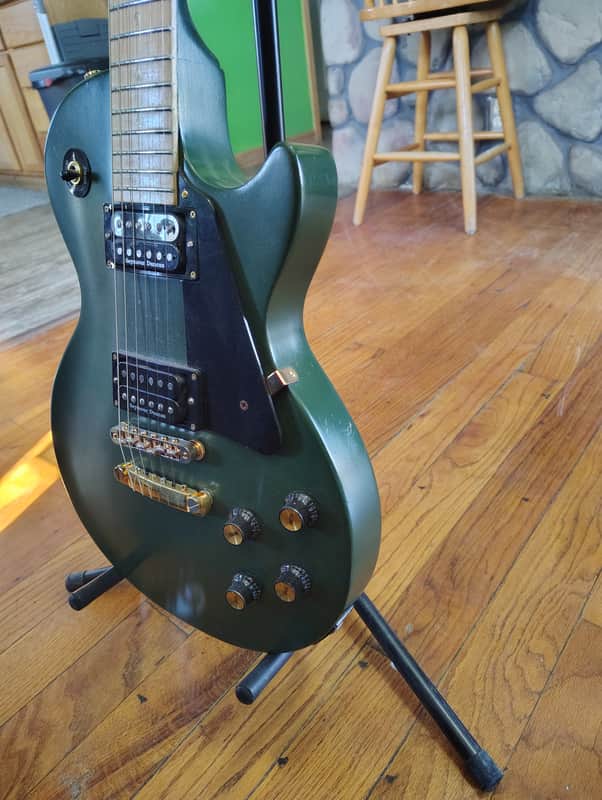 Gibson Les Paul Studio Raw Power 2009 - 2012 - Satin Olive Green image 1