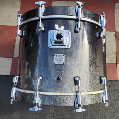 Yamaha Beech Custom Absolute Nouveau 14x20 Bass Drum - Black Sparkle Fade image 4