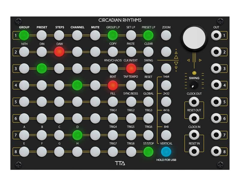 Tiptop Audio Circadian Rhythms - Black Edition image 1