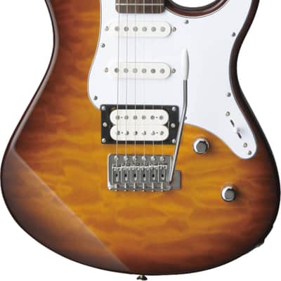 Yamaha PAC212VQM Pacifica Electric Guitar, Rosewood Fingerboard, Tobacco Brown image 2