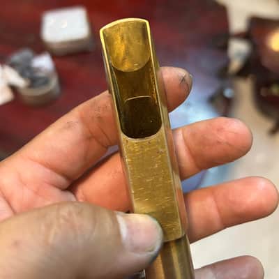 DG Cressent Tenor mouthpiece 1980s - Original plating image 13