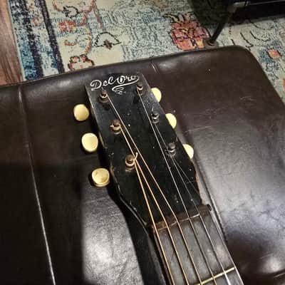 1930s Harmony-Built Del Oro Fauxbro w/ Case image 11