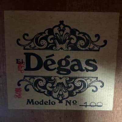 Vintage MIJ El Degas No. 100 Classical Acoustic Guitar image 4