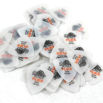 Dunlop Guitar Picks Flex Triangle 72 Pack .60 MM Light (456R.60)