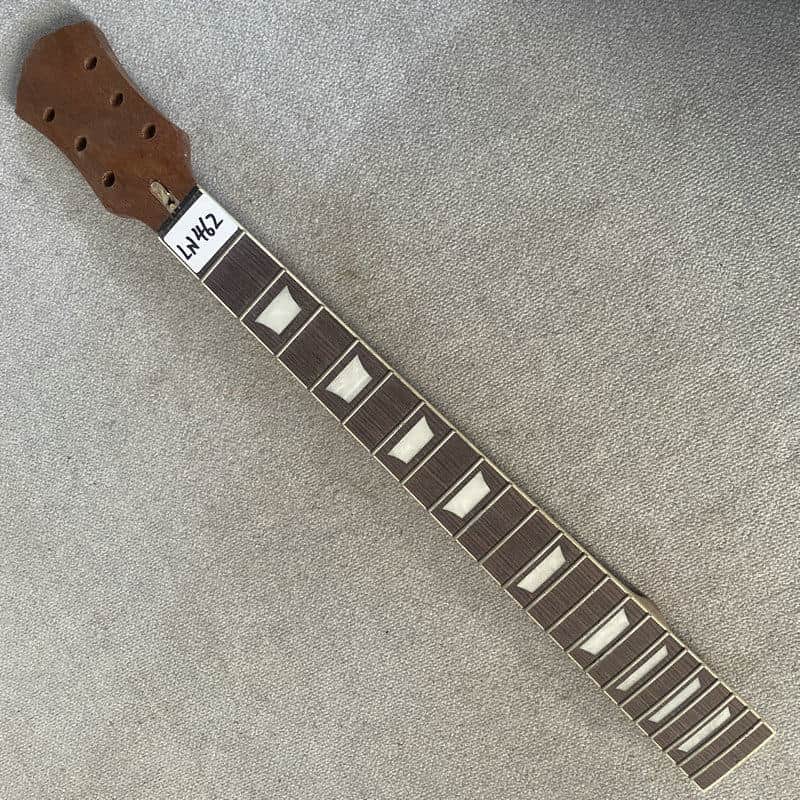 Mahogany DIY Project Unfinished Guitar Neck, Rosewood 22 Frets Fingerboard image 1