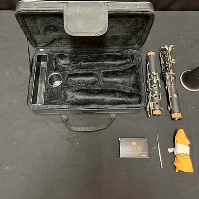 Mendini by Cecilio Bb Clarinet w/ Case, Reserve X5 Mouthpiece, & Accessories- Black image 2