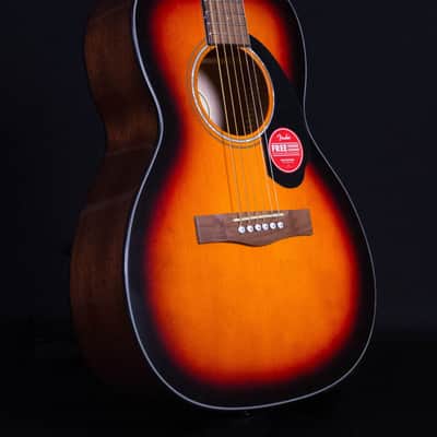 Fender CP-60S Parlor, Walnut FB, Sunburst image 4