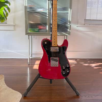 Fender American Vintage "Thin Skin" 1972 Telecaster Custom 2018 - Transparent Crimson Red with Lollar Pickups image 2