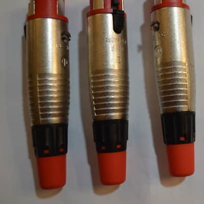 (3) Neutrix xlr ac connectors. new old stock image 1