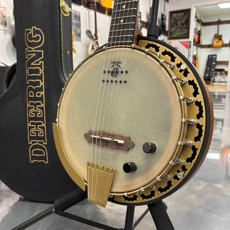 Deering Pheonix 6-string Acoustic Electric Resonator Banjo w/ Case (Excellent) *Free Shipping* image 1