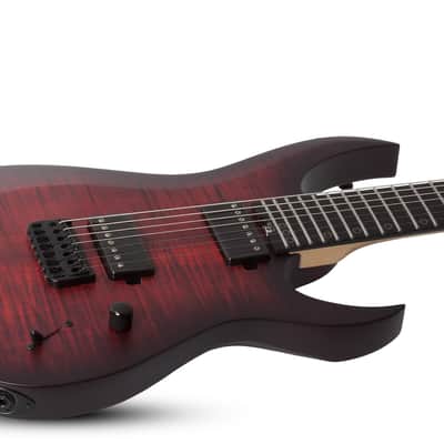 Schecter Sunset-7 Extreme Scarlet Burst image 4
