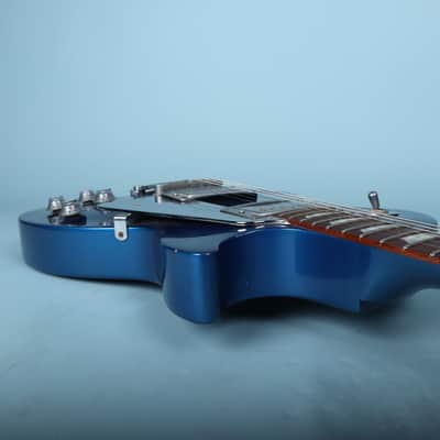 2004 Studio Limited Platinum Sapphire Blue Electric Guitar *Headstock Repair* image 12