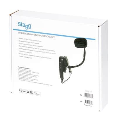 Stagg Wireless Saxophone Microphone Set w/ Transmitter & Receiver - SUW 12S image 4