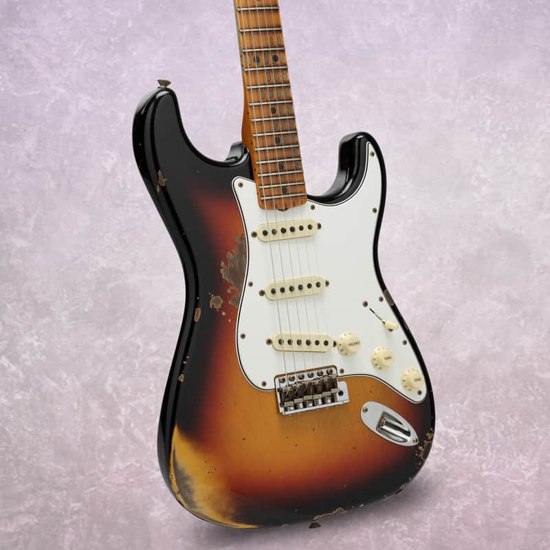 Fender Custom Shop 1969 Stratocaster Heavy Relic Electric Guitar (3TSB) 7 lbs, 10oz image 1