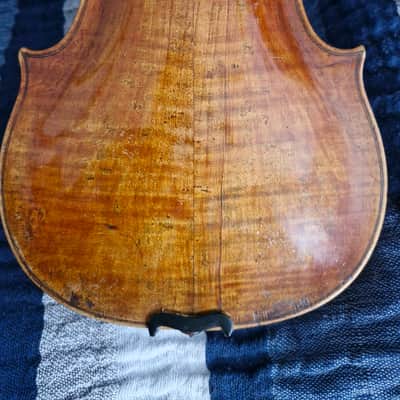 Carlo Anselmo northern Italy Handmade stradavarious copy antique - brown varnish 4/4 image 8