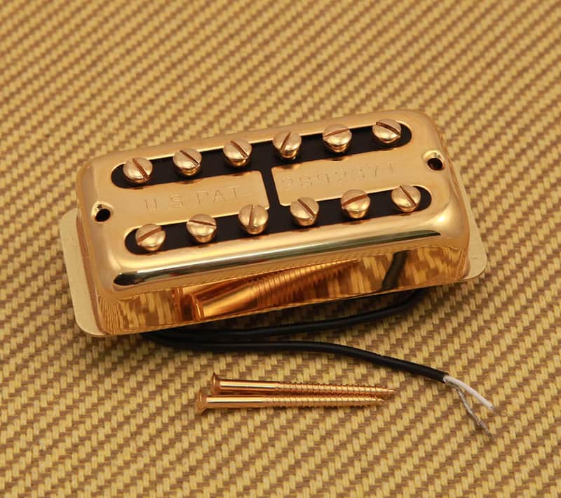 006-2879-100 Gold Gretsch Filtertron Neck Pickup image 1