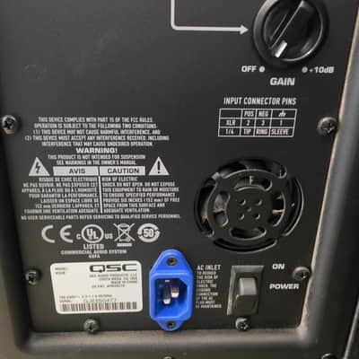 QSC KSUB 1000-Watt Dual 12" Active Subwoofer 2010s - Black image 3