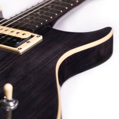 Washburn H10TB Wing Series Hawk Electric Guitar. Trans Black image 6