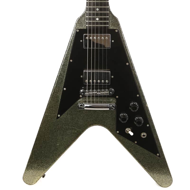 Gibson Flying V Silver Sparkle One-Off 1998 image 1