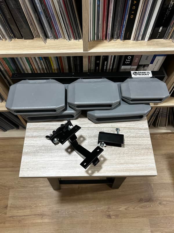 Latin Percussion LP1210 Granite Block 5pc Set image 1