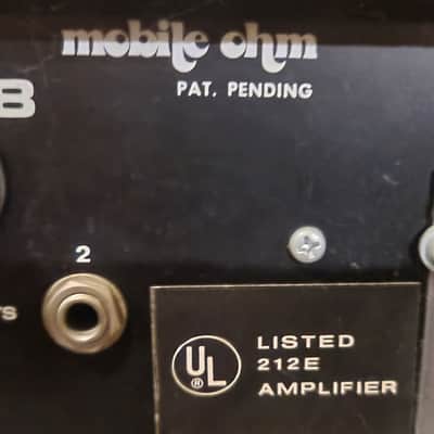 Vintage Univox Mobile Ohm U130L Guitar/Bass Amp - 1974 Made In USA image 8