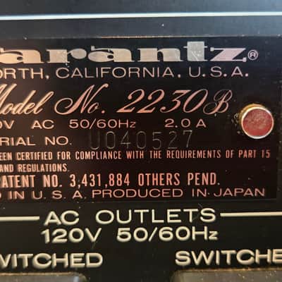 Near Mint Marantz 2230B Recapped image 12