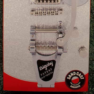 Bigsby B7 Vibrato Archtop Les Paul Tailpiece Kit Polished Aluminum image 1