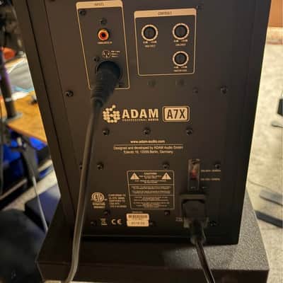 ADAM Audio A7X Active Nearfield Monitor (Single) 2018 - Black image 4