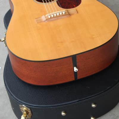 Martin USA DM Mahogany Dreadnought Acoustic Guitar - Spruce Top - Hard Case image 3