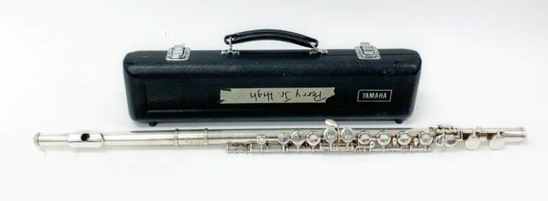 Yamaha YFL-225SII Silver Flute, Good Condition, Japan image 1