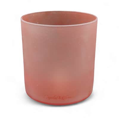 Crystal Tones 6" Pink Himalayan Salt Quartz Crystal Singing Bowl (A4+15) image 1