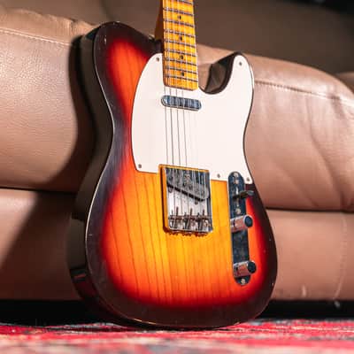 Fender Custom Shop '58 Telecaster Journeyman Relic in Wide-Fade 3-Color Sunburst image 1