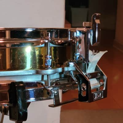 Pearl Free Floating Brass Shell Snare Drum B914-P 1983-1991 (1st Generation) image 16