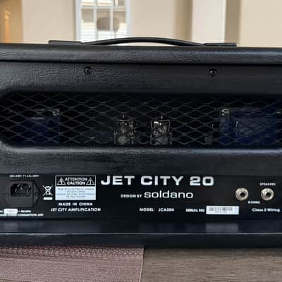 Jet City JCA20H 20-Watt Tube Amp Head + Custom Cover – Excellent Condition image 2