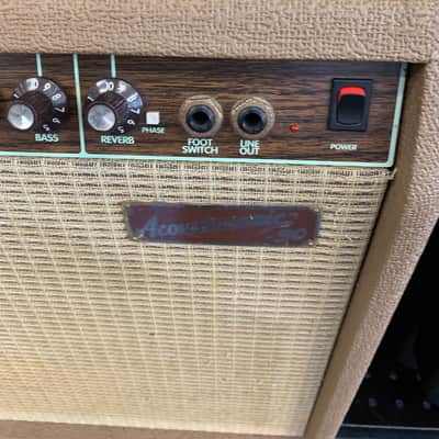 Fender Acoustasonic 30 2-Channel 30-Watt 1x8" Acoustic Guitar Amp 2000 - 2003 - Brown image 3