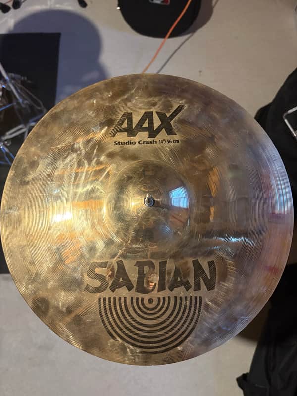 Sabian 14" AAX Studio Crash Cymbal image 1