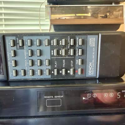 Denon DCM-350 5 Disc CD Player Changer w/ Remote; Tested SEE VIDEO image 4