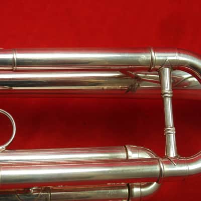 Benge Los Angeles Claude Gordon CG model Bb trumpet 1980 - Silver image 6