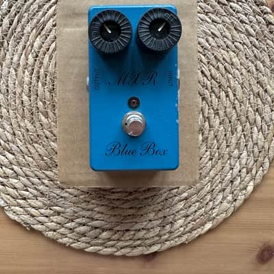 MXR M103 Script Blue Box Script Reissue 2008 - 2013 - Blue image 1