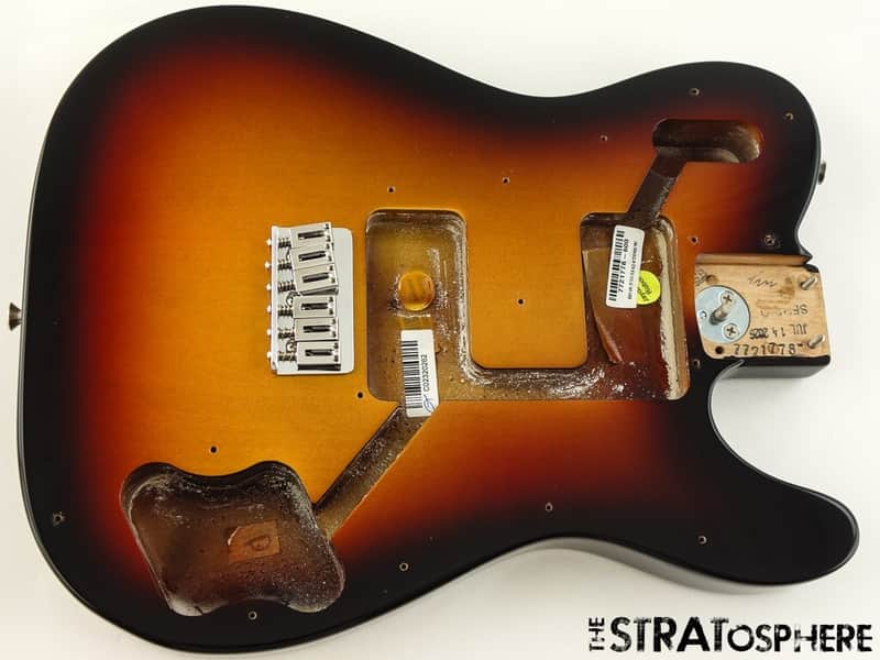 Fender AV II American Vintage 1975 Telecaster Deluxe BODY + HARDWARE Tele 3TS image 1