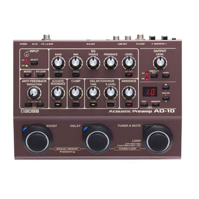 Boss AD-10 Acoustic Preamp Pedal - Open Box image 1