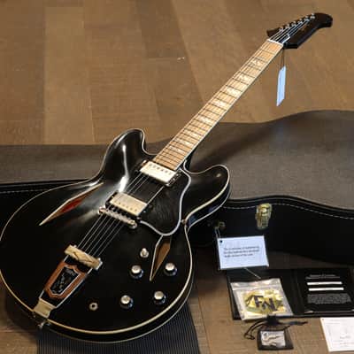 Minty! 2022 Gibson Custom Shop '64 Trini Lopez Semi-Hollow Electric Guitar Black Ebony + COA OHSC image 1