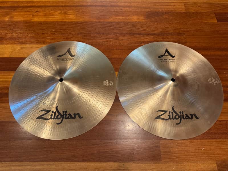 Zildjian 14" A Series New Beat Hi-Hat Cymbals (Pair) 2013 - Present - Traditional image 1