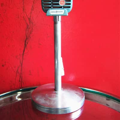 Vintage 1950's General Electric 97U20 / Shure 510C controlled reluctance microphone Hi Z w stand image 1