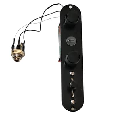 TeleBooster Onboard Preamp Booster Guitar Effect 250K Push-Push Pot Black 5-Way Switch Nashville image 2