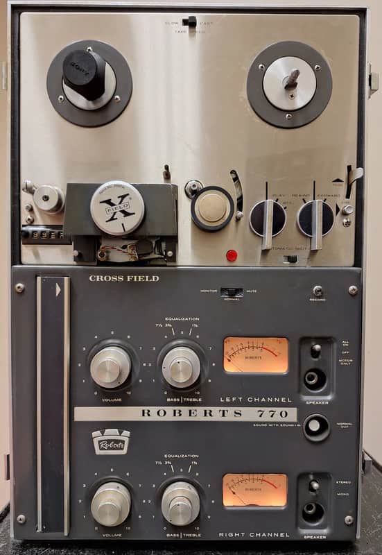 Roberts  770 1/4 track reel to reel with TUBE electronics image 1