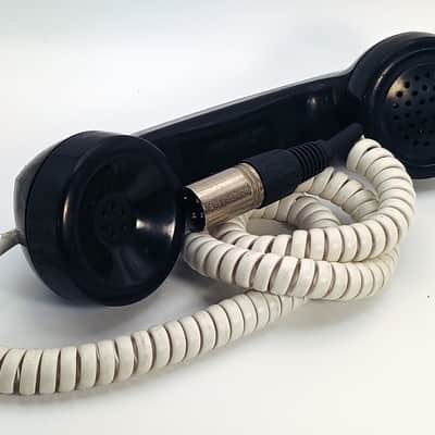 Custom Lo-Fi Telephone Microphone - Northern Electric G1 1960's Handset - Black w/ Model 500 Tremolo Effect Base image 3