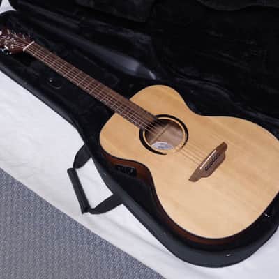 LUNA Wabi Sabi FOLK acoustic electric GUITAR new - SOLID SPRUCE TOP w/ Light Case Bild 1